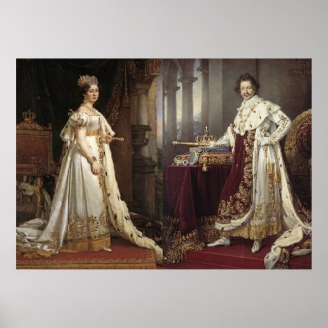 Kung Ludwig I av Bayern Poster (Framsidan)