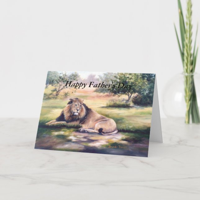 Kung, Lycklig Fars dag Kort (Framsida)