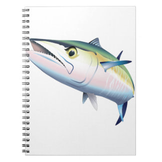 Kung Mackerel Swimming Anteckningsbok