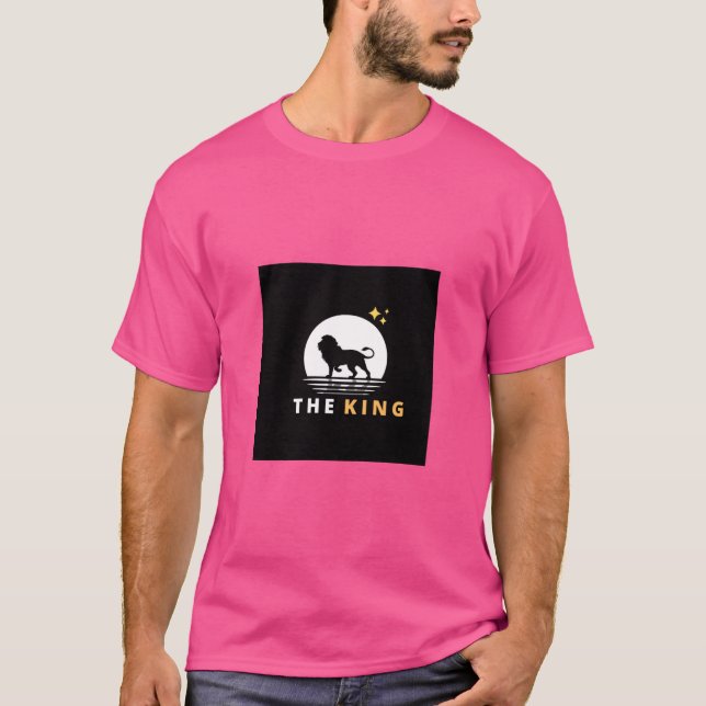 Kung - Majestic Lejon Silhouette T-Shirt (Framsida)