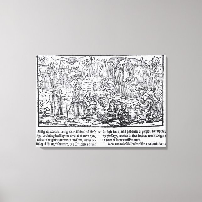 Kung Malcolm of Scotland Canvastryck (Framsida)