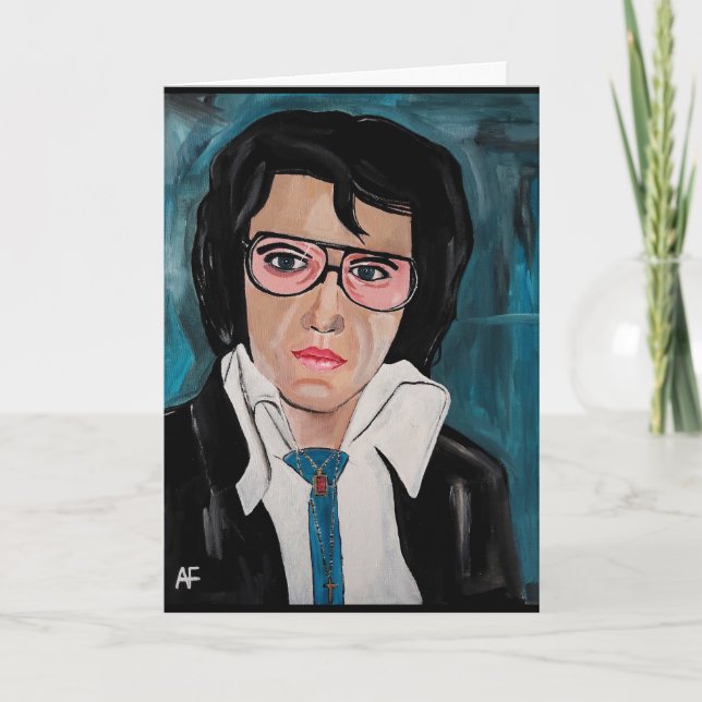 Kung-målningen av Alfred Fox Kort (Framsida)