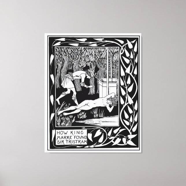 Kung Mark & Herr Tristram Canvastryck (Framsida)