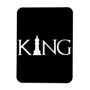 kung med schack kung biet magnet