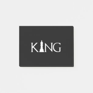 kung med schack kung biet post-it block