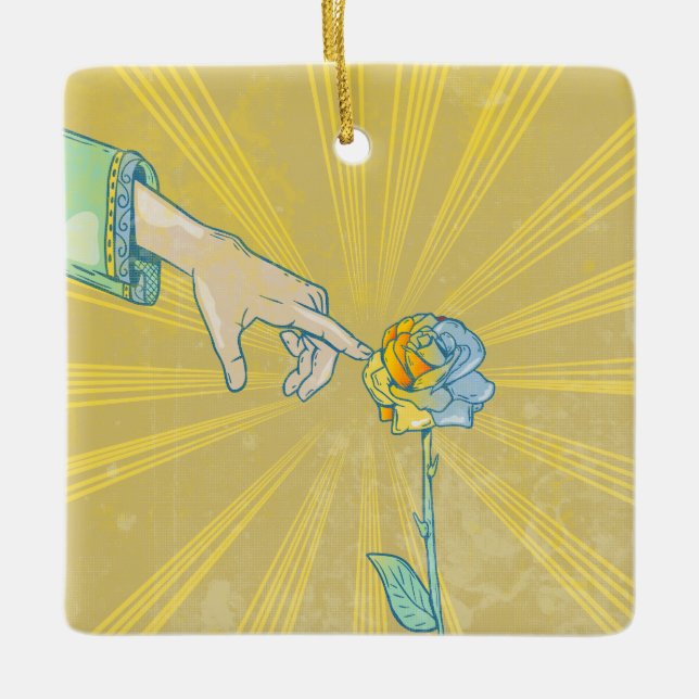 Kung Midas Golden Touch Julgransprydnad Keramik (Framsida)