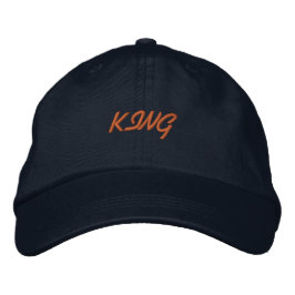 KUNG Namn Ser Bekväm Stilig Super-Hatt Broderad Keps
