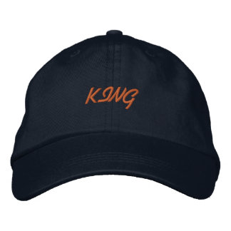 KUNG Namn Ser Bekväm Stilig Super-Hatt Broderad Keps