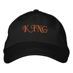 KUNG Namn Snyggt Handsome Comfort Visor-Hat Broderad Keps