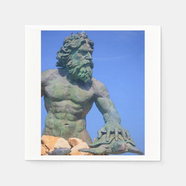 Kung Neptune av Shirley Taylor Pappersservett (Framsidan)