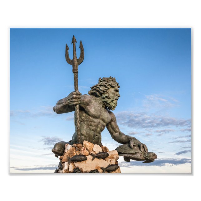 Kung Neptune Fototryck (Framsidan)