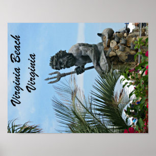 Kung Neptune Park, Virginia Beach, VA Poster