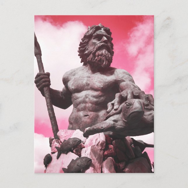 kung neptune vykort (Framsida)