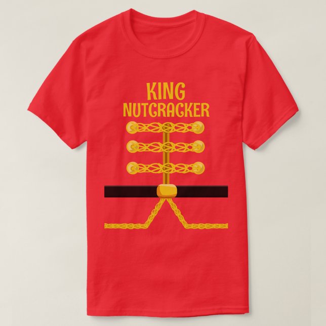 KUNG Nutcracker Matchning Familjejulen T Shirt (Design framsida)