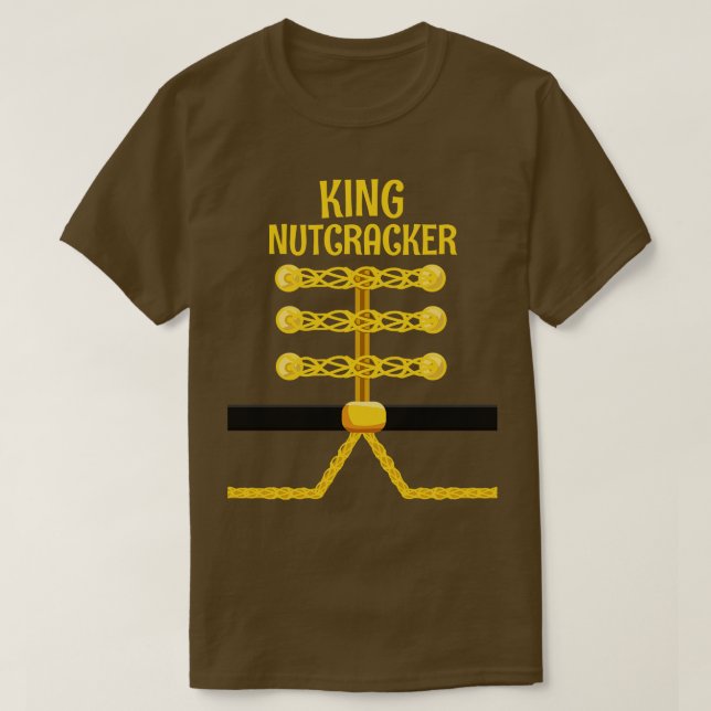 KUNG Nutcracker Matchning Familjejulen T Shirt (Design framsida)
