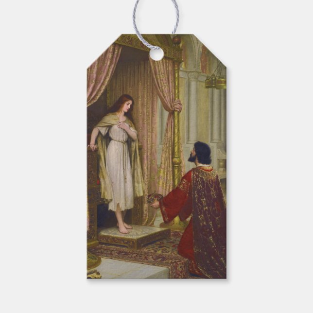 Kung och Beggar Girl Presentetikett (Framsidan)