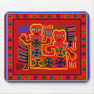 Kung och drottning av landmusslan musmatta