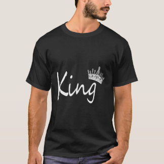 Kung och drottning Krona som matchar lite design f T Shirt
