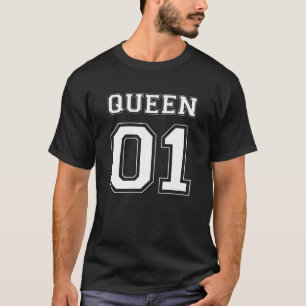 Kung och drottning par 01 t shirt