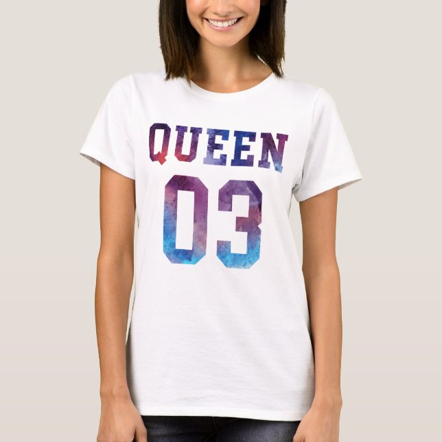 Kung och drottning sedan 2003 t shirt (Framsida)