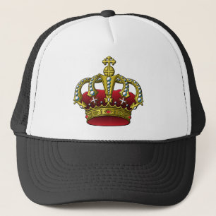 Kung och drottningkrona truckerkeps