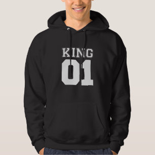 kung och drottningpar sweatshirt