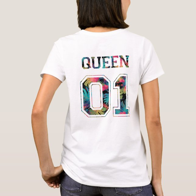 kung och drottningpar t shirt (Baksida)