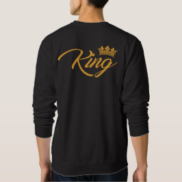 Kung och Queen Lång Ärmad Tröja