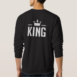 Kung och Queen Lång Ärmad Tröja