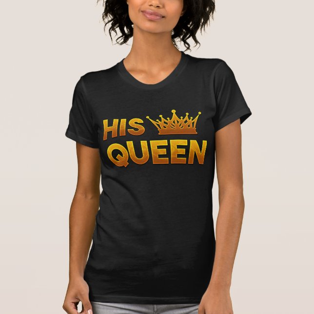 Kung och Queen Shirts T Shirt (Framsida)