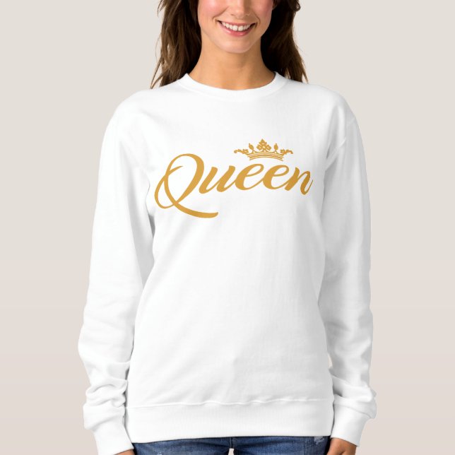 Kung och Queen Shirts T Shirt (Framsida)