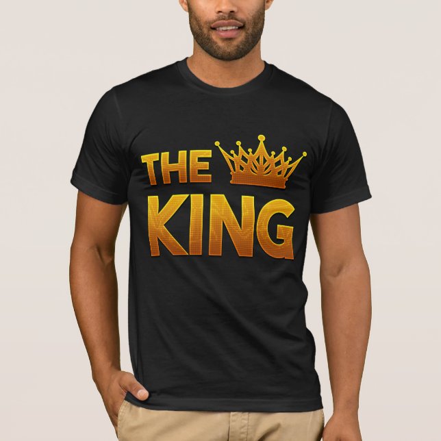 Kung och Queen Shirts T Shirt (Framsida)