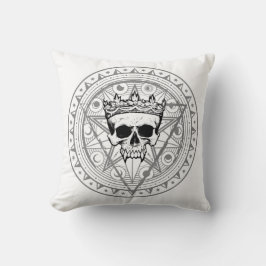 Kung om det döda: Mörk Royalet Vampyre Sigil White Kudde