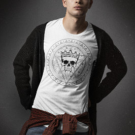 Kung om det döda: Mörk Royalet Vampyre Sigil White T Shirt