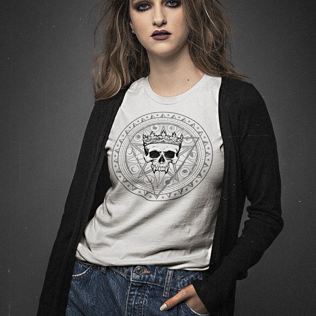 Kung om det döda: Mörk Royalet Vampyre Sigil White T Shirt (Skapare uppladdad)