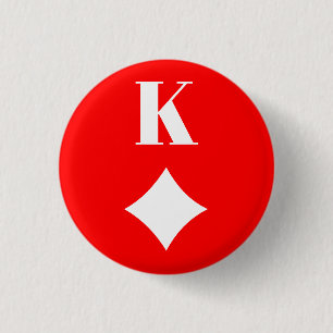 Kung om diamanter - Spelkortssymbol Knapp