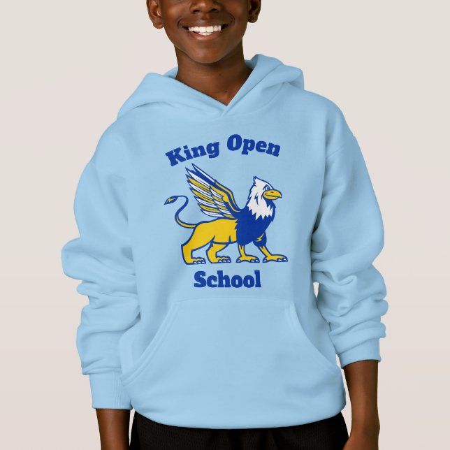 Kung Open'Hoodie - Barn T Shirt (Framsida)