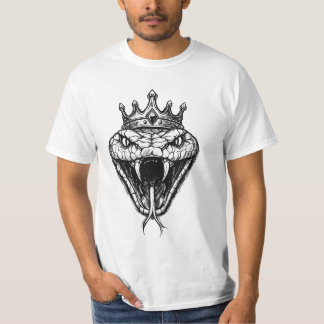 Kung Orm Kron Tattoo Stil T-Shirt