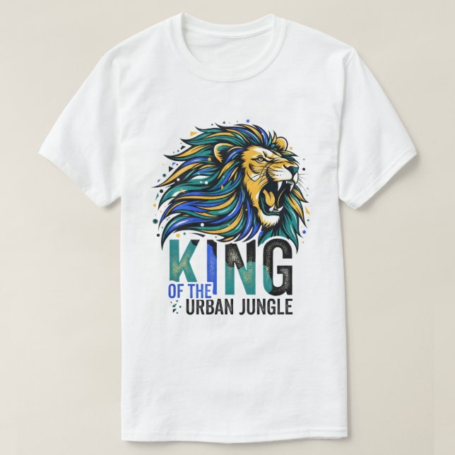 Kung över den urbana djungeln t shirt (Design framsida)
