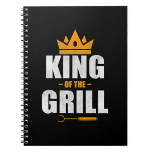 Kung över grillkocken   grill- och BBQ-älskares pr Anteckningsbok