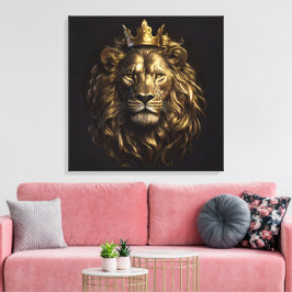 Kung! Oz icke-så fegt Lejona Canvastryck