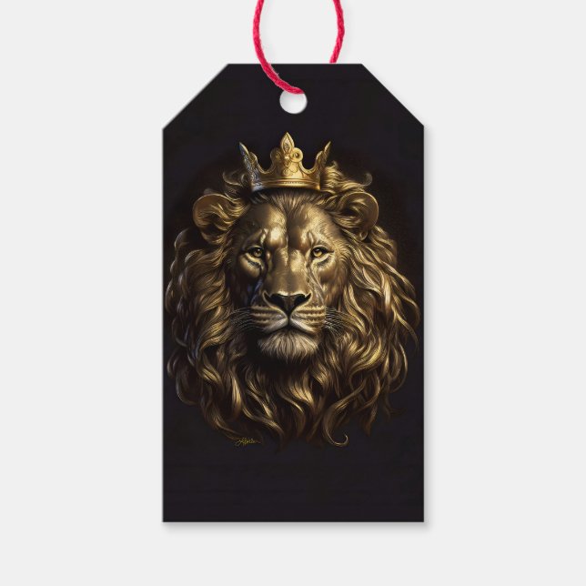 Kung! Oz icke-så fegt Lejona Presentetikett (Framsidan)