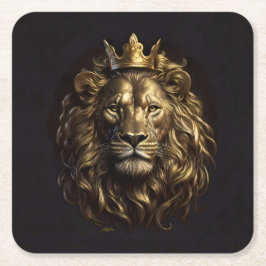 Kung! Oz icke-så fegt Lejona Underlägg Papper Kvadrat