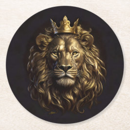 Kung! Oz icke-så fegt Lejona Underlägg Papper Rund