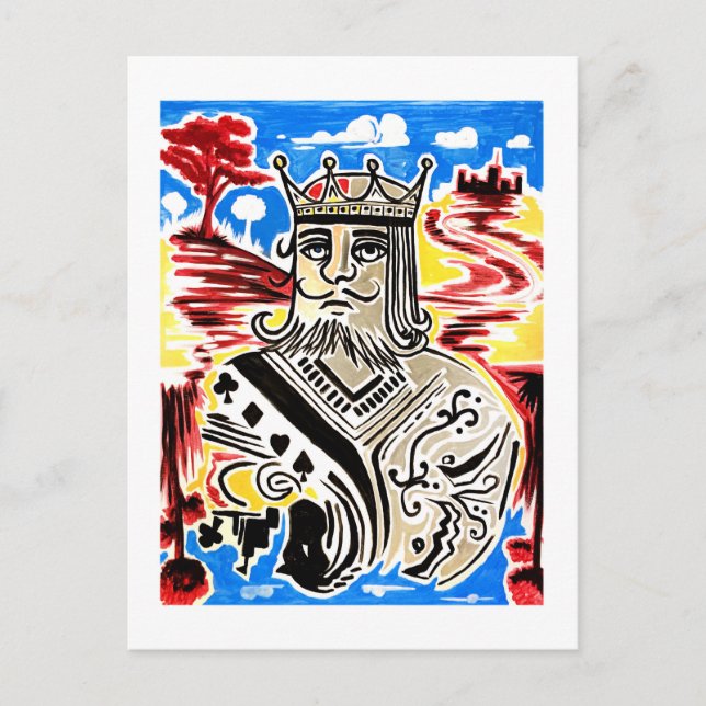 Kung på kort (Framsida)