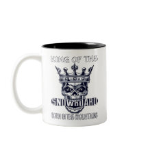 Kung på snörpsplattan som är född i bergen