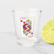 Kung på uppspelningskort för användarnamn