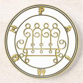 Kung Paimon Goetia Sandstone Altar Tile Underlägg