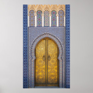 Kung Palace Ornate Doors Poster