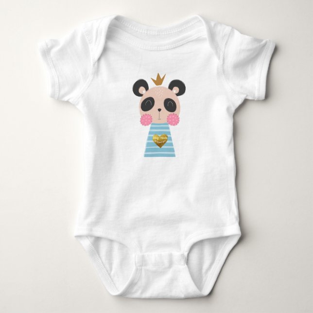 Kung Panda Baby Onesie Kroppsstrumpa T Shirt (Framsida)